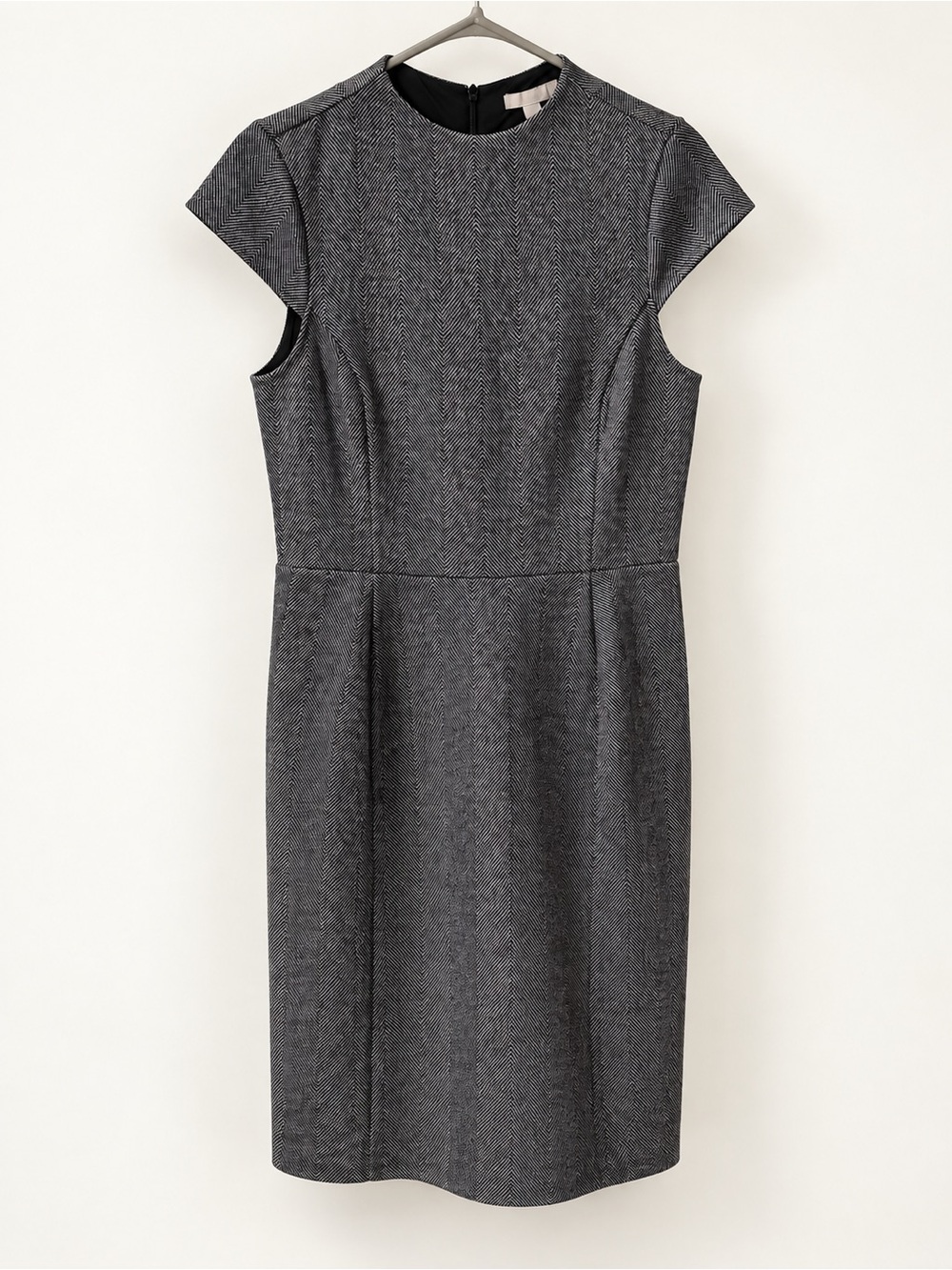 H&M Herringbone Black & White Dress
